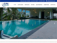 Tablet Screenshot of cpl-piscinas.com